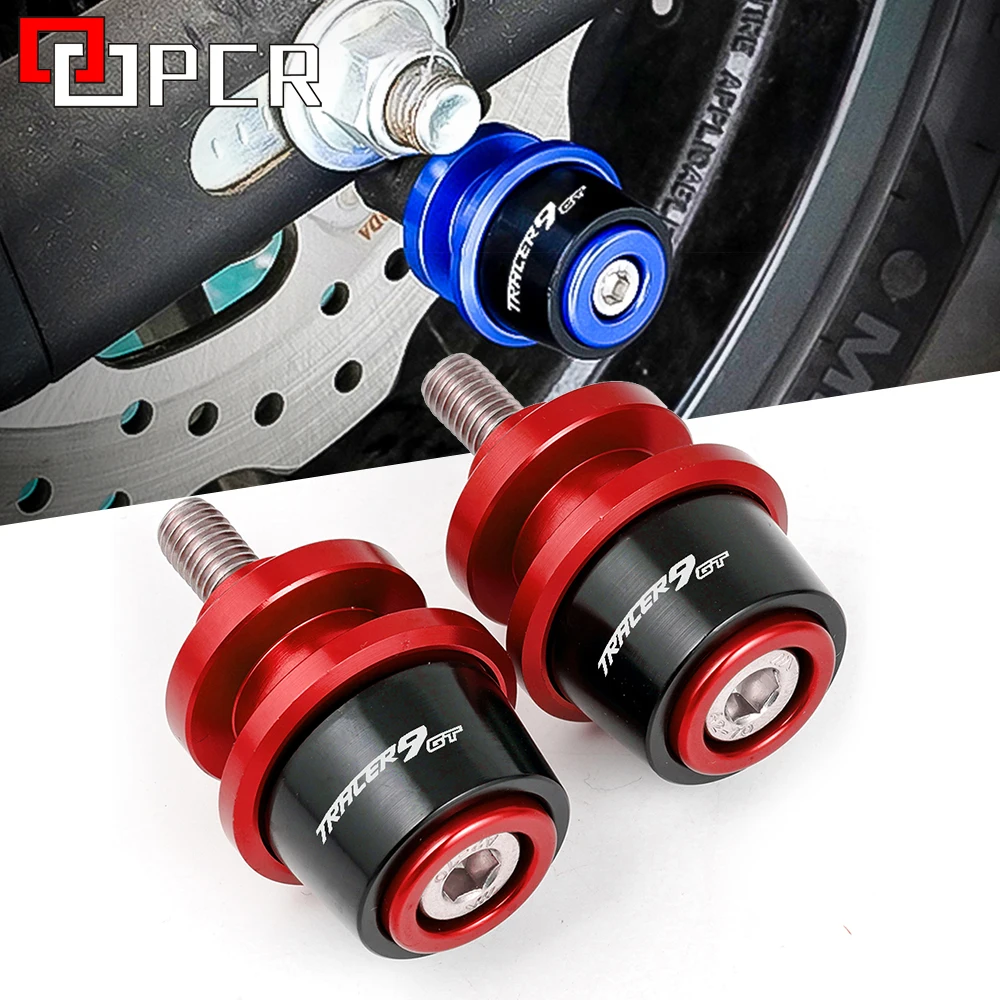 

For Yamaha TRACER 9 GT Tracer 9GT 2021 M6 Motorcycle Accessories CNC Aluminum Swingarm Spools Slider Stand Screw with logo