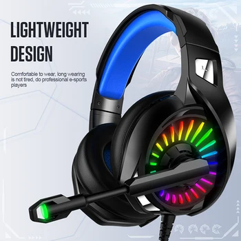 

Profession Gaming Headset with BOX Deep Bass Game Headphones with Microphone for Computer Gamer 7.1 USB Channel Surround Sound