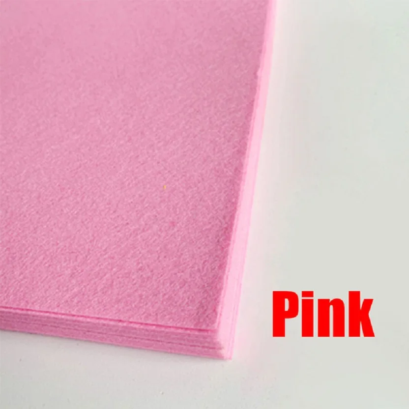 6 DIY Felt 5 м/3 м/1 м ручной работы нетканый материал DIY игрушки подарок красочные ручной Войлок Ткань полиэстер скатерть квадратный ручной работы выставка - Цвет: 6 DIY Felt