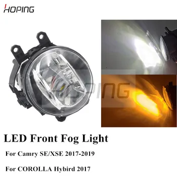 

Hoping LED Car Driving Day Light Front Bumper Fog Light For Toyota Camry SE XSE 2017 2018 2019 For Corolla Hybird 2017