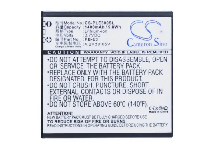 Cameron sino 1400mah аккумулятор для POLE E3 PB-E3 мобильный, смартфон аккумулятор