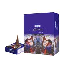 Опия, Индийские благовония, 20 минут/конусный конус, благовония, дымовая свеча,, оптом, оптом, ароматические благовония, конусы, Прямая поставка