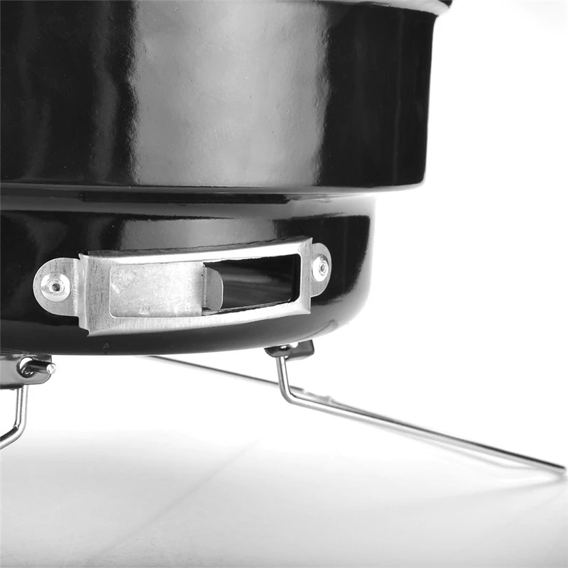 Enamel Portable Mini Ice Bag Barbecue Grill Insulation Ice Bag Coal Grill Household Outdoor Camping Portable bbq Round Grill