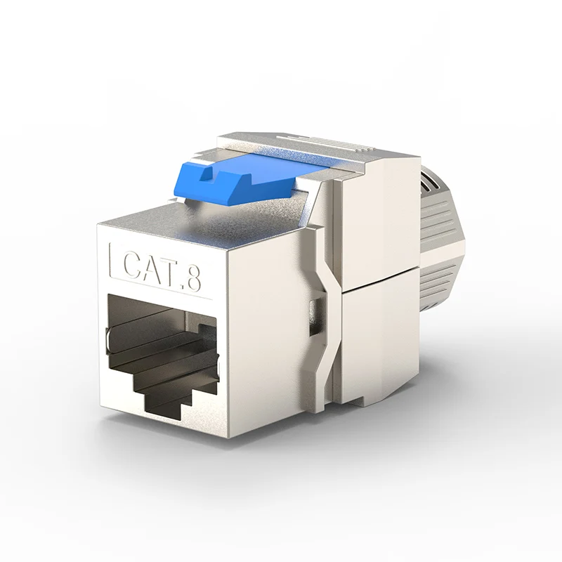 Linkwylan сетевой RJ45 Cat8 Keystone Jack модуль 40 г 2000 МГц экранированный для Cat 8 кабель лицевая