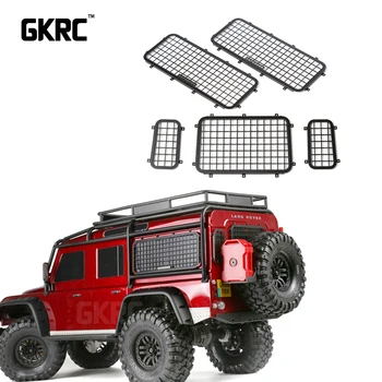 

5pcs 1/10 Simulation Stainless Steel Metal Side & Rear Window Protective Net For Traxxas Trx-4 Trx4 Rc Crawler Car