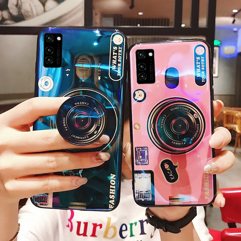 Camera Case For huawei Honor V30 Pro V20 V10 Back Cover Nova 6SE Fundas luxury soft Bumper Silicone TPU Armor Shell coque |