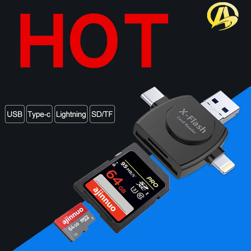 

Mobile phone reader SD card OTG square circle micro SD card mobile phone reader TF all in one