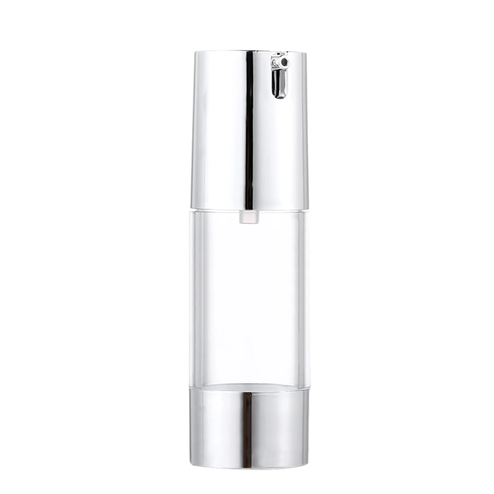30ML 1 шт. пустой безвоздушный флакон для макияжа пластиковый насос контейнер, для путешествий, для инструментов, 15/30/50 мл многоразовый диспенсер для путешествий сжимающаяся банка косметический - Цвет: 30ML