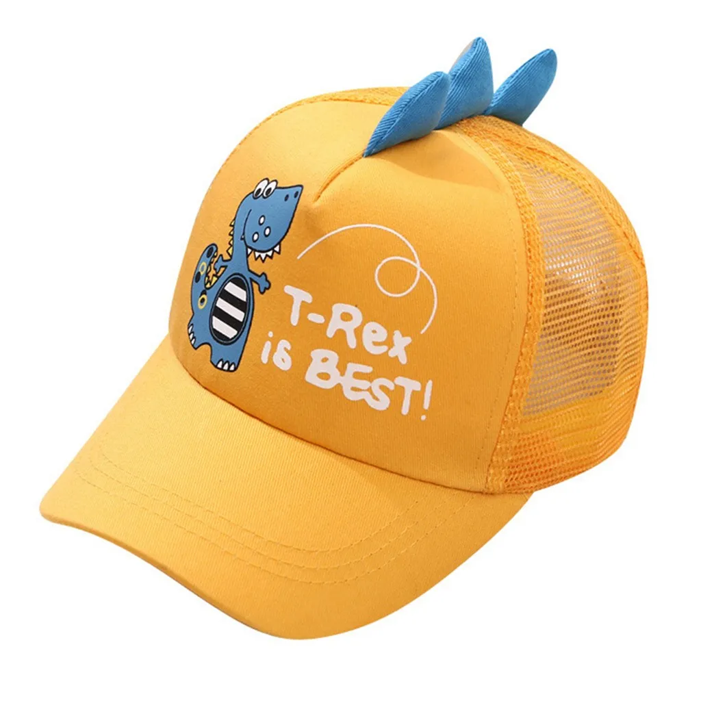 Adult Kids Baby Cartoon Dinosaur Embroidered Letter Printed Cap Haruku Fashion Boys Girls Baseball Caps Peaked Hat_voghion.com