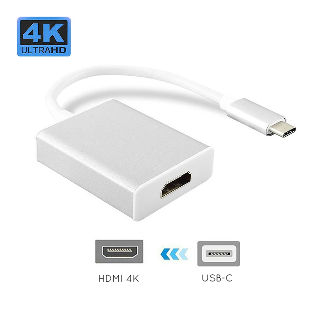 Type C к HDMI usb type конвертер USB 3 0/HDMI/type Женский адаптер зарядного устройства для Apple