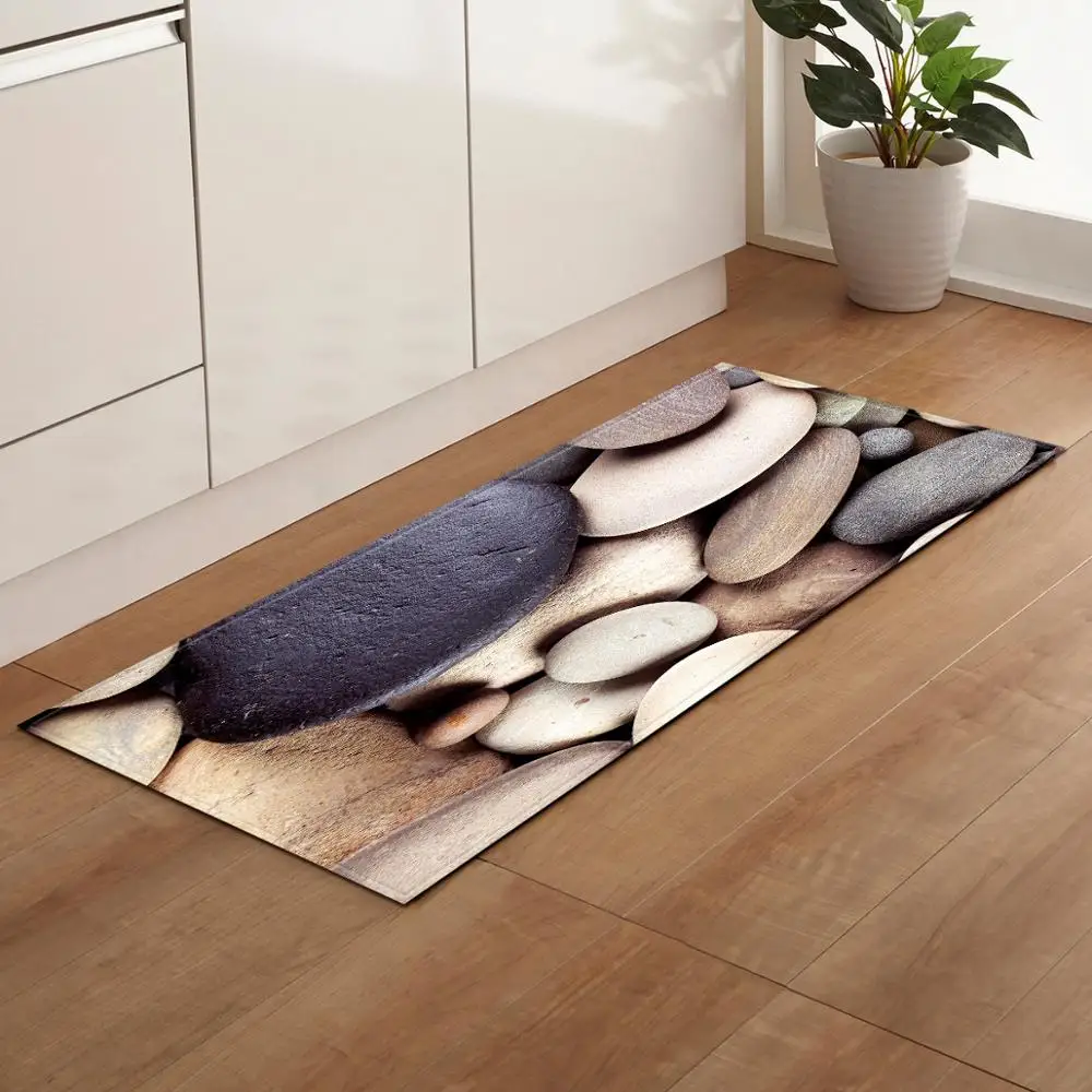 Фланелевый 3D пляжный коврик для кухни с принтом коврик у входной двери гостиная ковер в коридор Нескользящие Коврики для ванной коврики для спальни постельные матрасы - Цвет: L-9