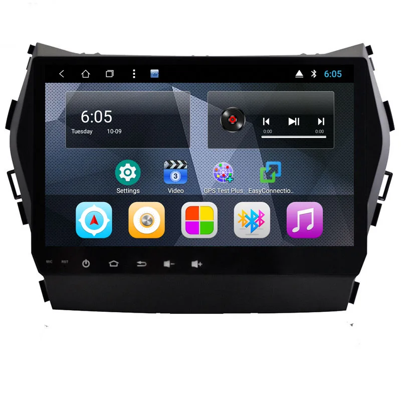NaviTopia 9 дюймов Восьмиядерный 8 Core ram 2G rom 32G Android 8,1 автомобильный радиоплеер для hyundai IX45 2013-с картой/gps
