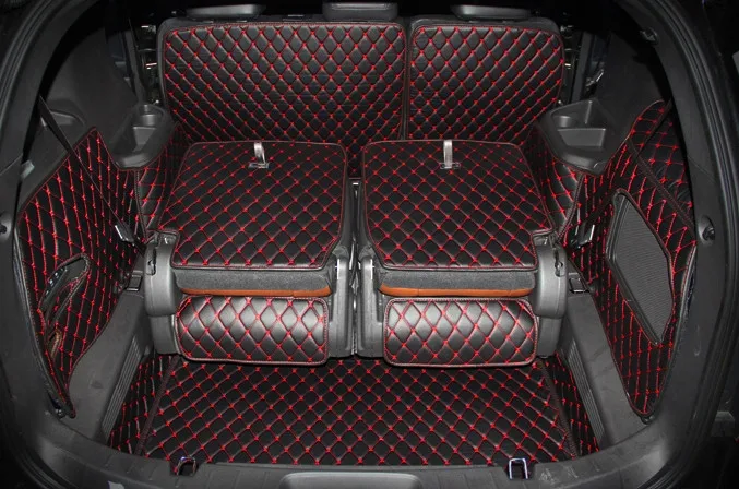 Полноразмерные коврики для багажника автомобиля Ford Explorer 7 мест прочные Explorer|trunk