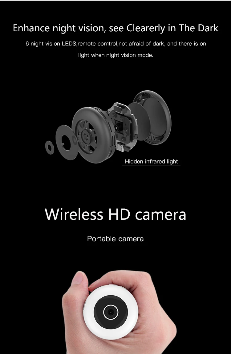 mini câmera wifi espia magnética hd visão noturna micro câmera sensor de movimento pequeno dvr vídeo filmadora apoio escondido cartão tf