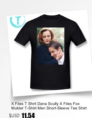 Футболка с надписью X filts, Dana Scully X pilles Fox Mulder, Мужская футболка с коротким рукавом, базовая футболка с принтом, 100 хлопок, плюс размер, забавная футболка