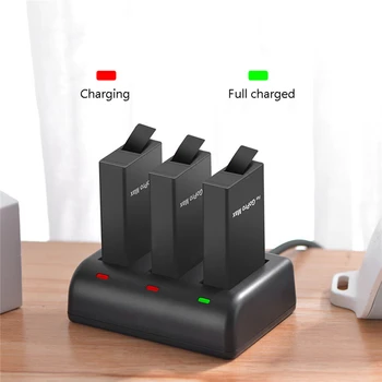 

For GoPro MAX Camera Replacement Battery & 3 Channels Charger Charging Hub Full Decode Battery for GoPro MAX Sport Camera