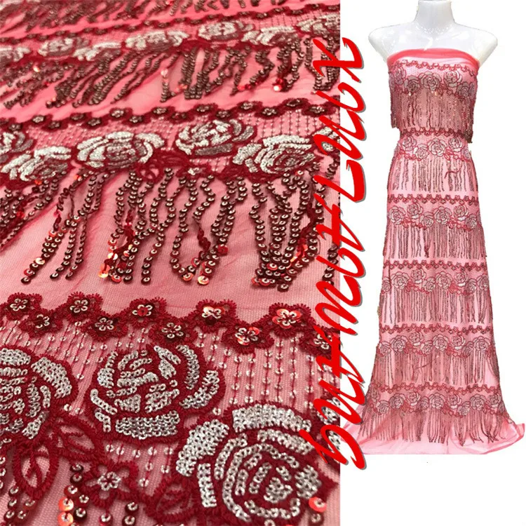 

2019 new 5mm3mm sequined fabrics European and American fashion women's evening dress costumes clothing and other supplies