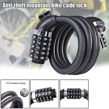 

Sport Bike Lock Cable Bicycle Master Cable Lock with 5-Digit Combination Lightweight Bike Locks HB88