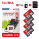SanDisk-tarjeta de memoria A1 para cámara, Microsd de 16GB, 32GB, 64GB, 100% GB, 128 MB/s, Clase 10, flash, UHS-1, TF/sd, 120