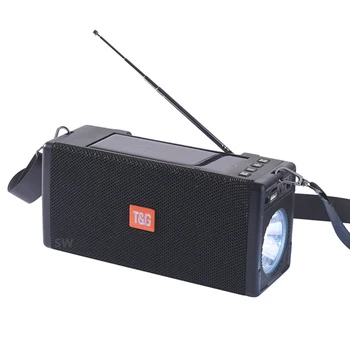 

TG188 Bluetooth speaker portable sound column wireless solar charging 3D stereo with mobile power music Boombox super subwoofer