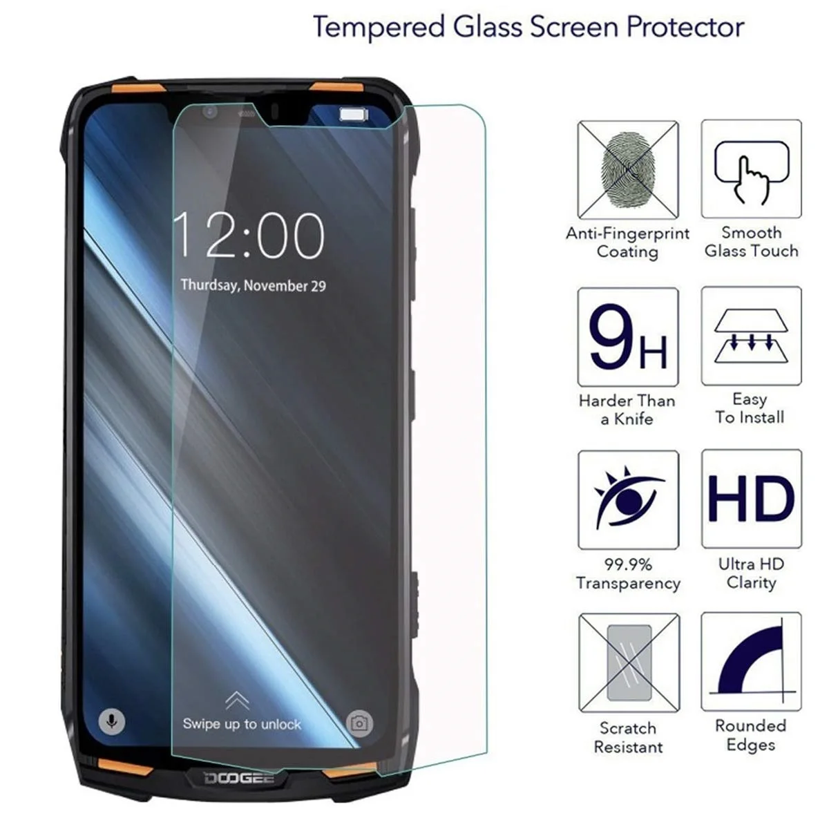 Закаленное стекло Для Doogee S60 S70 X11 N10 Y8 защита экрана X90 S90 Y7 защитное