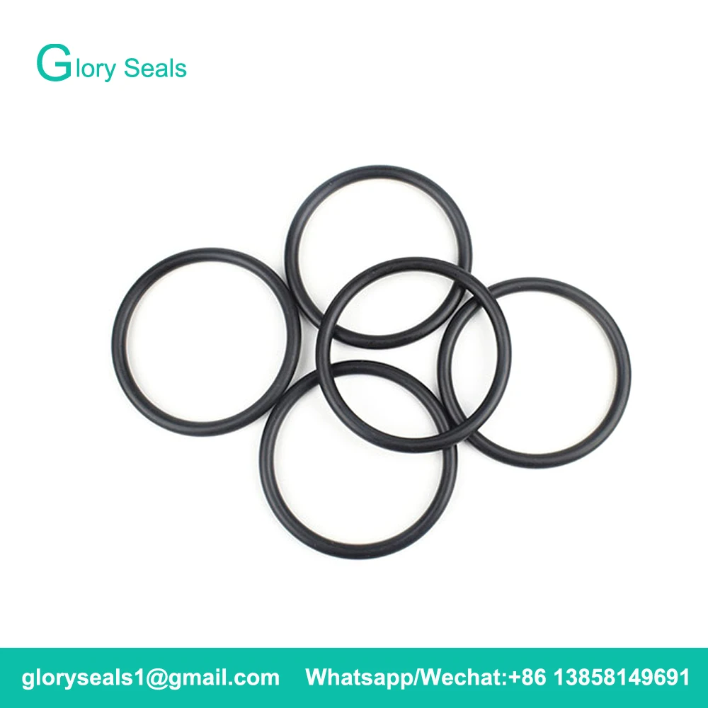 sourcingmap® 30x White 30mm OD 3mm Thickness Nitrile Rubber O-ring Oil Seal Gaskets 