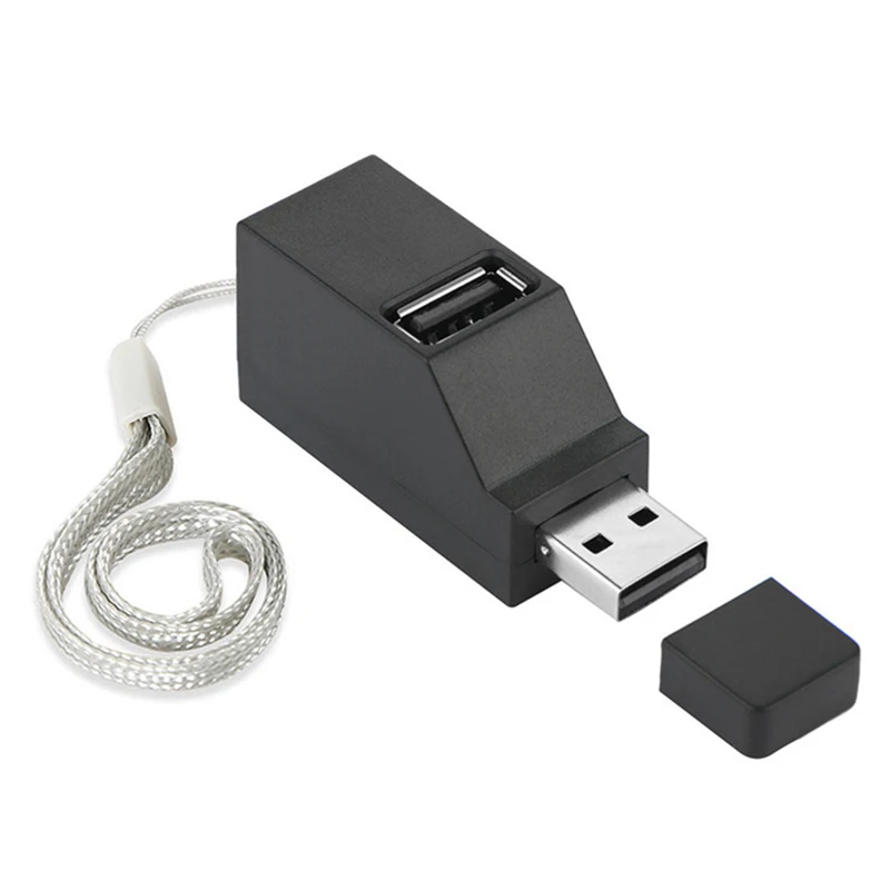Высококачественный мини USB 2,0/3,0 высокоскоростной разветвитель с 3 портами usb-хаб для портативных ПК и ноутбуков