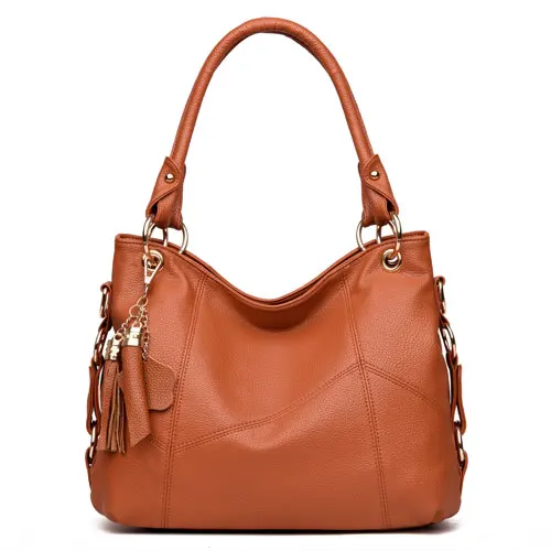 Lanzhixin женские кожаные сумки, женские сумки-мессенджеры, дизайнерская сумка через плечо, женская сумка-тоут на плечо, сумки с верхней ручкой, винтажные 518 - Цвет: Коричневый