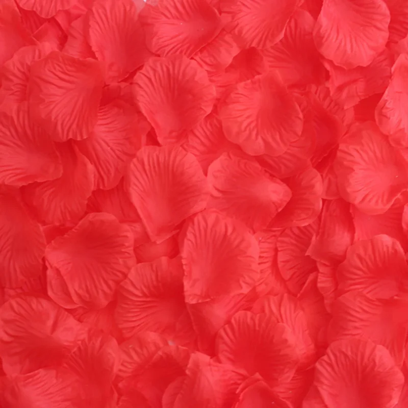 Artificial Rose Petals 100 pieces For Wedding Decoration