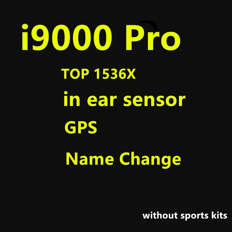 i9000 Pro TWS в ушной датчик Беспроводное зарядное устройство наушники gps для Iphone Android PK 1536U i90000 pro i100000 tws - Цвет: i9000pro standard