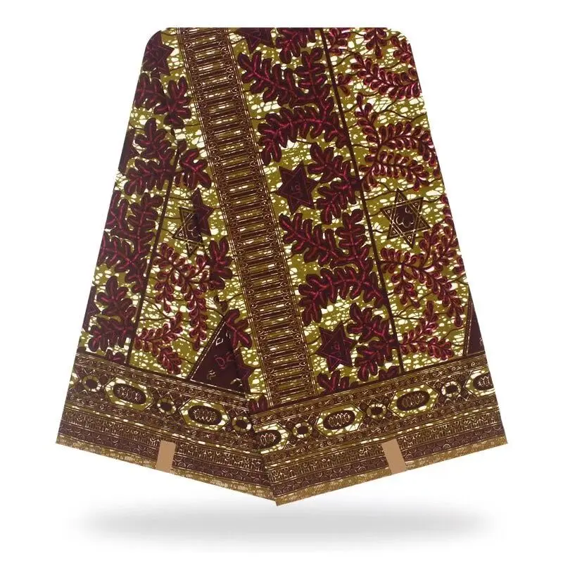 

Veritable African Wax Prints Fabric High Quality 100%Cotton Fabric Real Dutch Wax Fabrics Ankara Style 6Yards For Women Dress