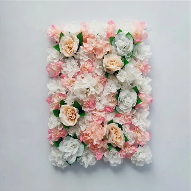 Silk Artificial Flower Wall Panels Handmade Decor Wedding Baby Shower Birthday Party  Shop Backdrop Flower Backdrops Decoration G1