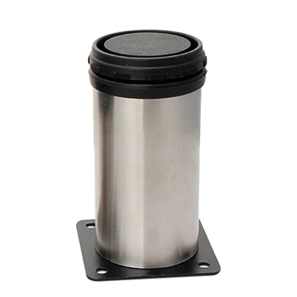 

5cm*6/8/10/12cm Furniture Adjustable Cabinet Legs Stainless Steel Table Sofa Metal Foot With Screws Home Improvement Hardware
