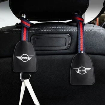 

Car Seat Back Storage Hook Vehicle Headrest Organizer Hanger Groceries Bag Handbag For BMW MINI COOPERs S R50 R53 R56 R60 F55 F5