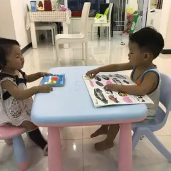 

Tables And Chairs The Kindergarten Children Desk And Chair Baby Learning Table Table, Plastic Table Game Toy Suit