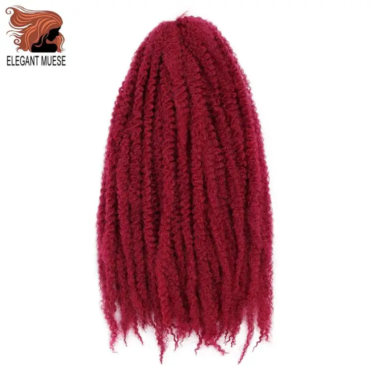 Elegant MUSES косички марли волос крючком эффектом деграде(переход от темного к афро Кинки мягкие синтетические косички, волосы, плетение, косички, чёрный т пурпурный т мятный волос оптом