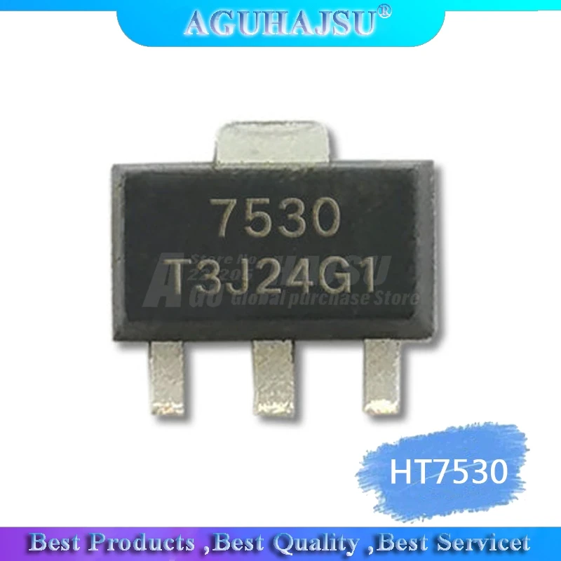10 шт./лот HT7530-1 HT7530A-1 7530-1 SOT89 регулятор p новый оригинальный | Электронные