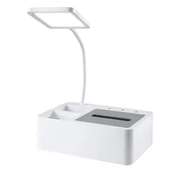 

Rechargeable 5W 32 LED Table with Pen Holder Lamp Eye Protect Dimmable Stepless Light Adjustable Bedroom Lighting