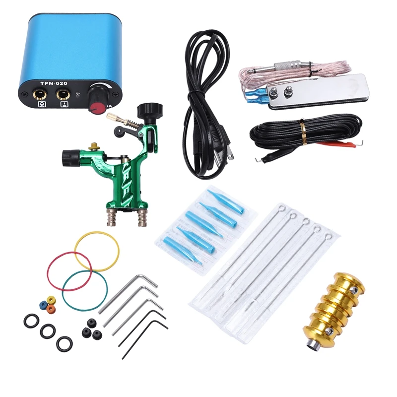

Motor Tattoo Rotary Machine Professional Body Art Tattoo Shader Equipment For Body Art Tattoo Green Us Plug