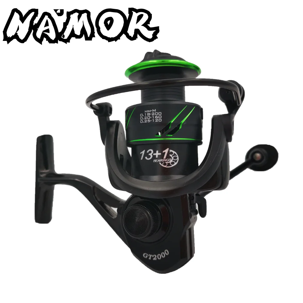 

NAMOR Innovative Water Resistance and Green Super Light and All Metal Spinning Reel Max Dra g 10KG Power Fishing Reel