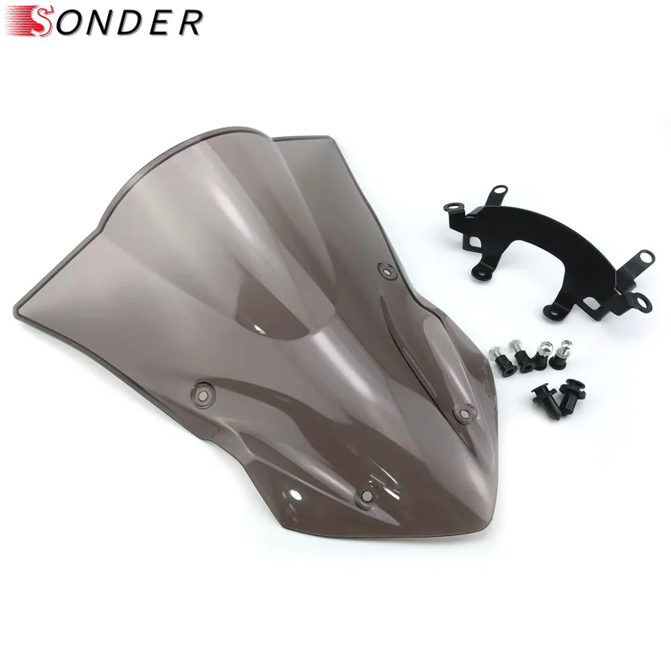 Ветровой экран на лобовое стекло для Kawasaki Z900 2017 2018 2019 детали мотоцикла Double Bubble Z 900