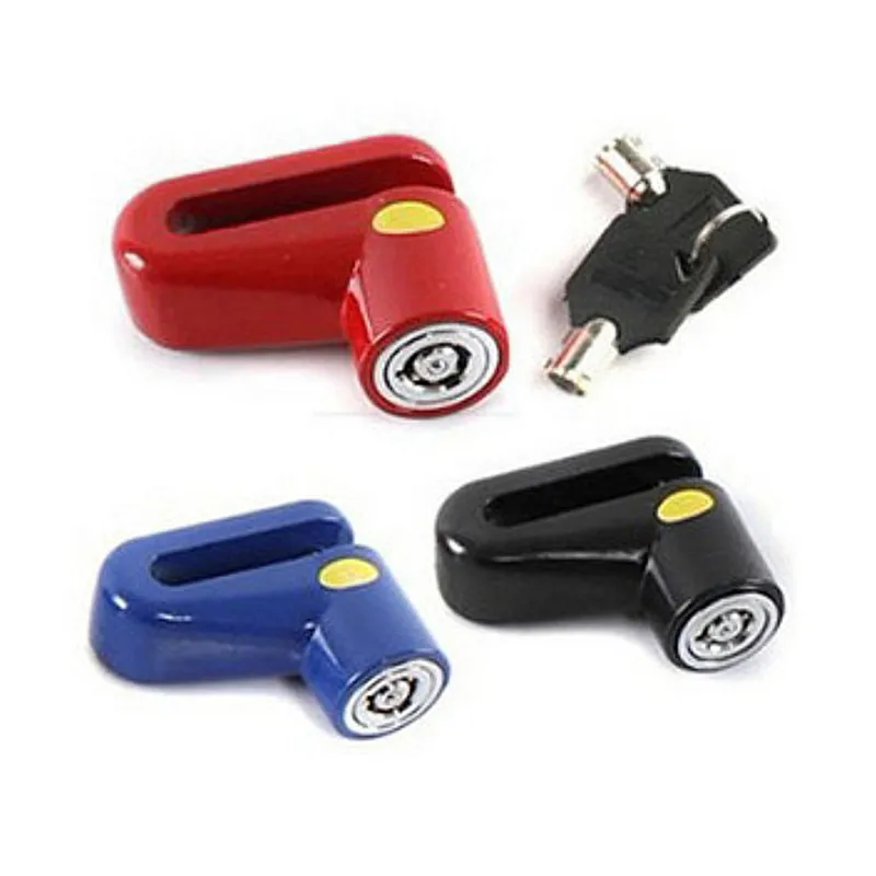 Bicycle Motorcycle Lock Cycling Mini Anti-theft Lock Bike Skid-proof Disc Brake Lock Valve Type Lock Core Bicycle Accessories
