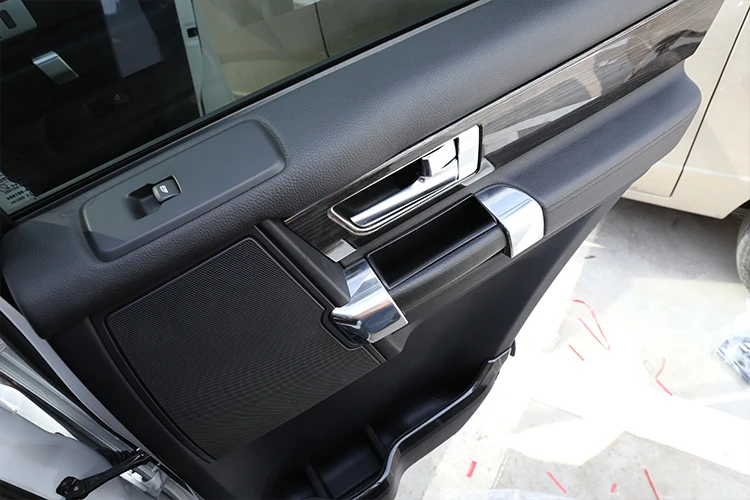 Для Land Rover Discovery 4 LR4 2010- автомобильные аксессуары черный передний и задний ряд двери коробка для хранения Боковая дверь держатель для телефона лоток