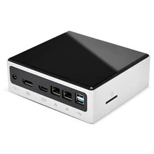 2020 nova 10th gen 2 lan mini pc intel i7-10510U i5-8250U 4 núcleo 2 * ddr4 m.2 nvme nuc computador win10 pro linux wi-fi USB-C dp hdmi