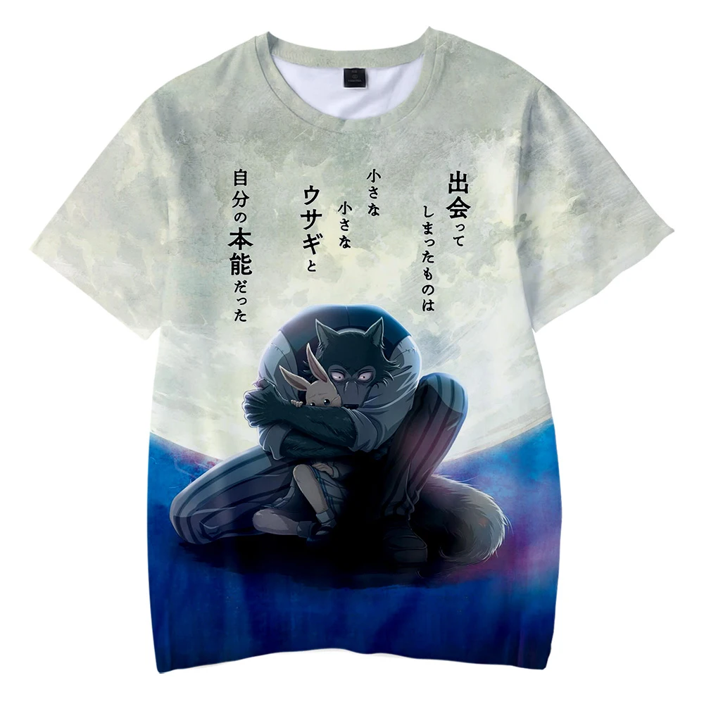 Футболки BEASTARS Одежда для мальчиков и девочек футболка с короткими рукавами