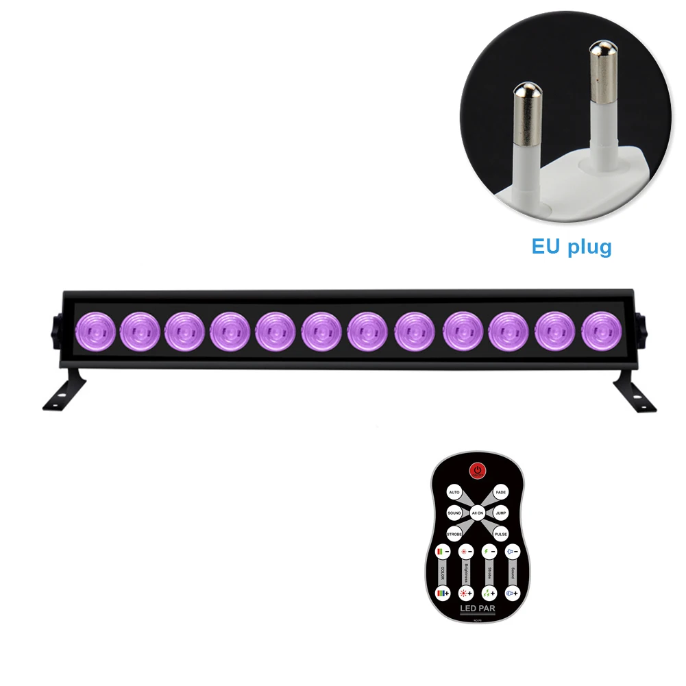 

Stage Light Luminous Bar Party Remote Control Club Wall Lamp Ultraviolet Halloween Bright Decorative KTV Hanging DIY