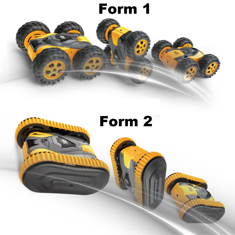 Радиоуправляемый автомобиль мини-трюк двусторонний Дрифт багги автомобиль 2,4 г гусеничный рулон Радиоуправляемая машина с пультом дистанционного управления автомобиль без аккумулятора автомобиль игрушки