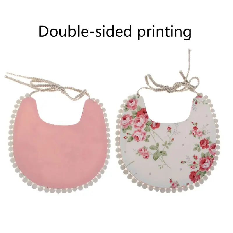 

Baby Boy Girl Newborn Bibs Tassel Saliva Towel Burp Cloth Floral Double-Sided Print Feeding Boys Girls Bandana