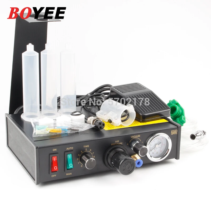 

Glue Dispenser semi-auto glue dispenser BY-982 Epoxy resin Dispensing Machine