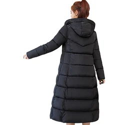 Manteau Long coréen pour femme, veste d'hiver épaisse et rembourrée, vente directe, YY1513 